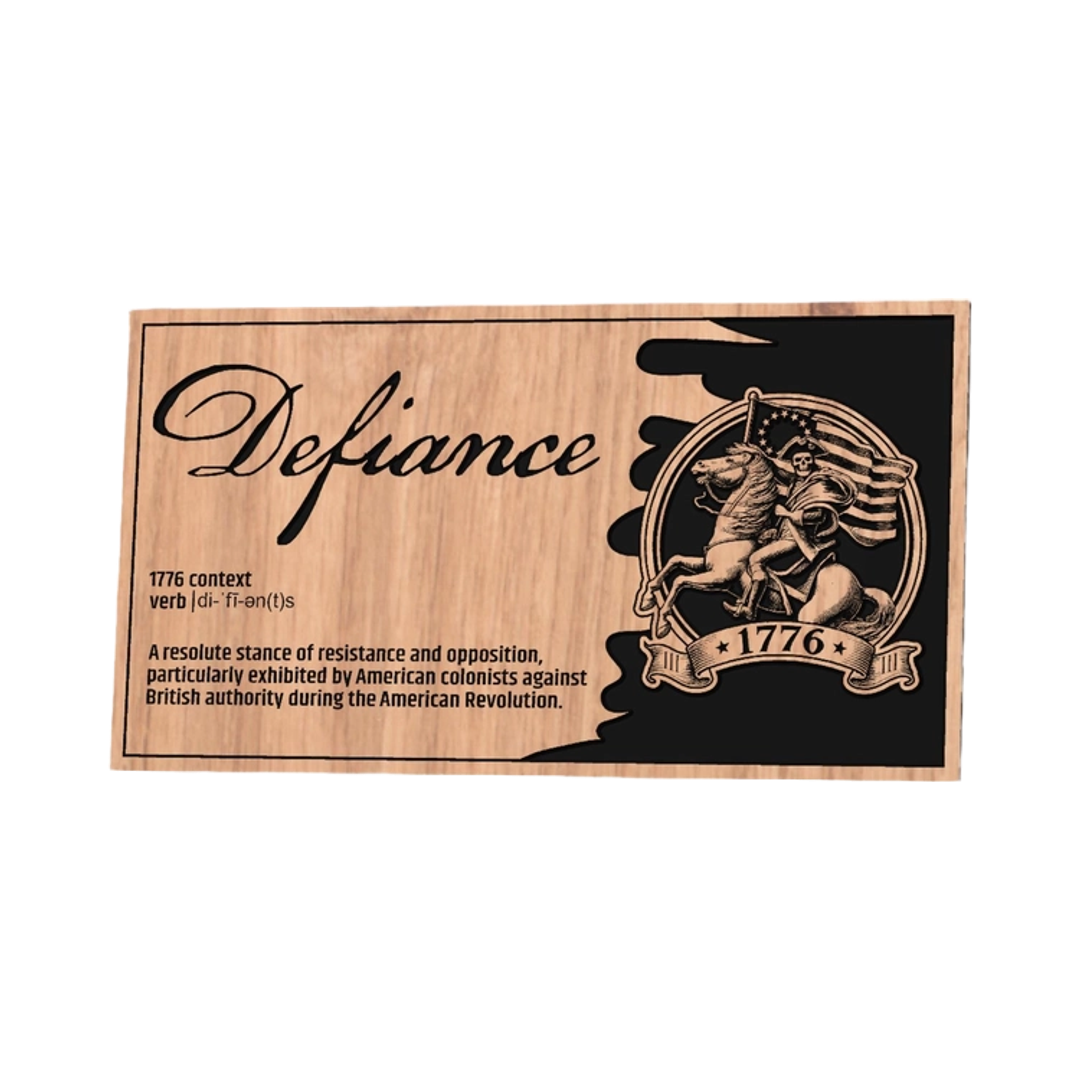 Patriot Defiance Flag design preview, operations & history