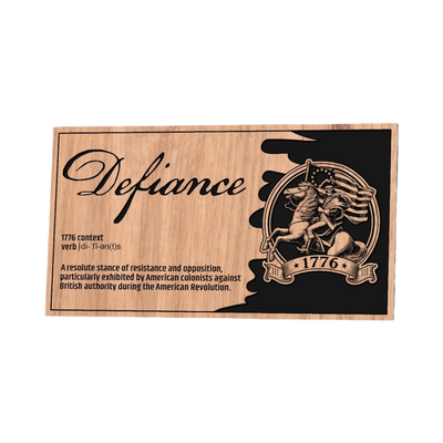 Patriot Defiance Flag design preview, operations & history