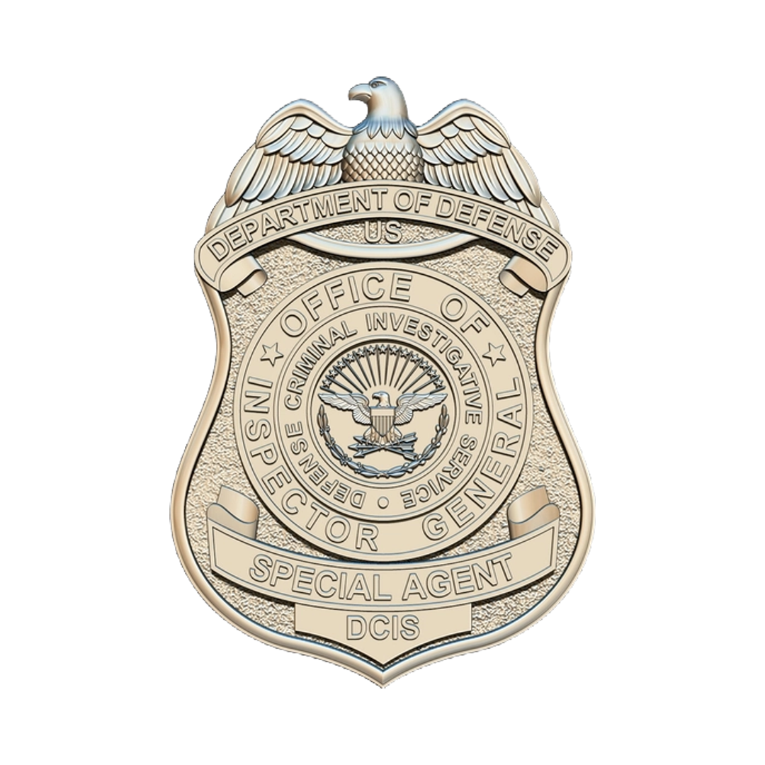 Dept. of Defense Special Agent STL file for digital crafting, LightBurn and Vectric ready