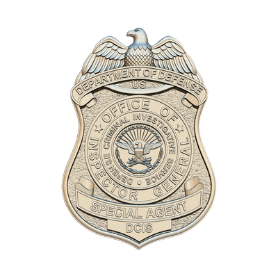 Dept. of Defense Special Agent STL file for digital crafting, LightBurn and Vectric ready