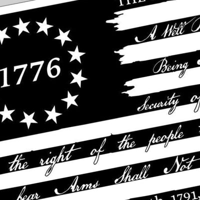 Distressed 2A 1776 Betsy Ross Flag detail view, ready for laser cutting and CNC routing