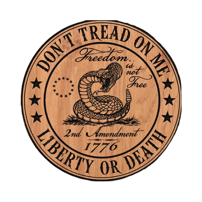 Don't Tread on Me - Liberty or Death design preview, patriotic & americana