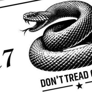 Don't Tread On Me detail view, ready for laser cutting and CNC routing