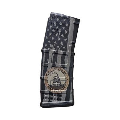 Don't Tread On Me MAG  Lightburn design preview, pmag designs
