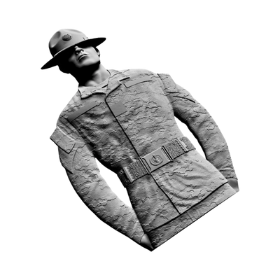 Drill Sergeant detail view, ready for digital crafting
