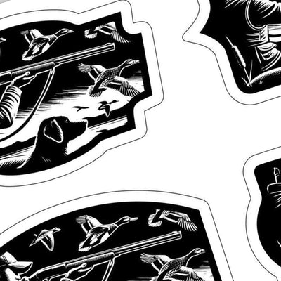 Duck Hunting Leather Patch SVG file included with instant download