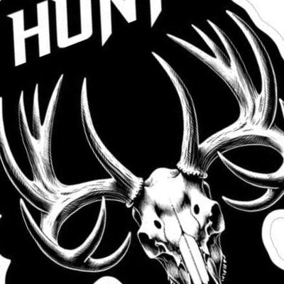 Elk Skull Arrowhead detail view, ready for laser cutting and CNC routing