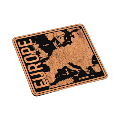 European Map Sign SVG file for laser cutting and CNC routing, LightBurn and Vectric ready