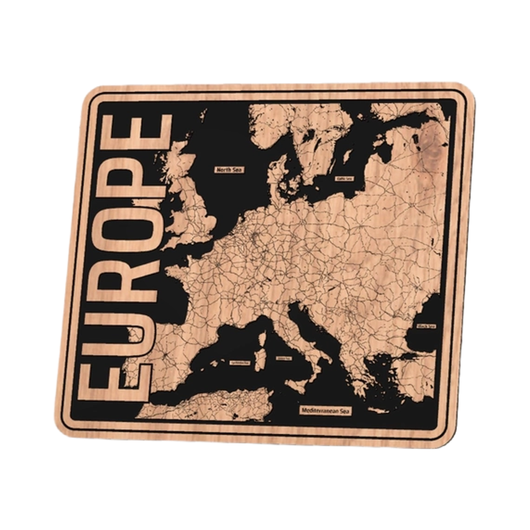European Map Sign design preview, countries & world