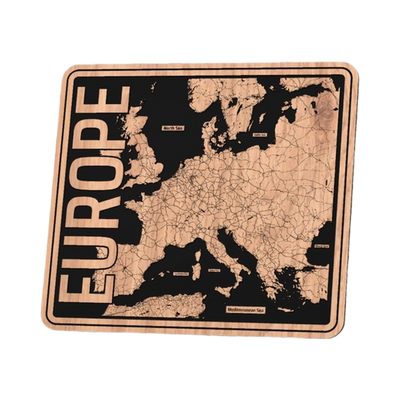 European Map Sign design preview, countries & world