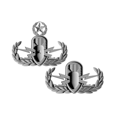 Explosive Ordnance Disposal (EOD) Badge File STL file for 3D printing and CNC routing, LightBurn and Vectric ready