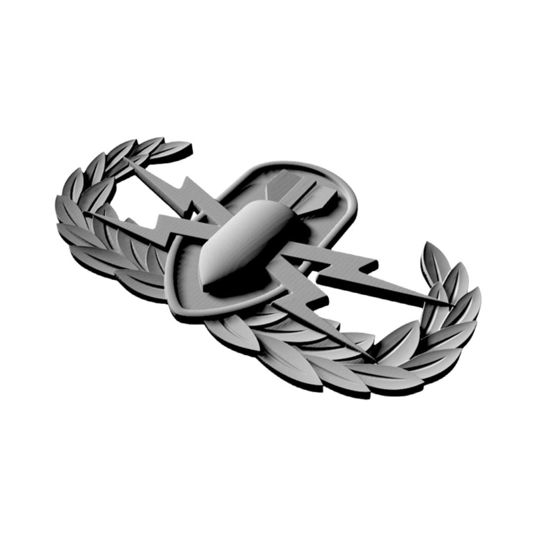 Explosive Ordnance Disposal (EOD) Badge File compatible with LightBurn and Vectric