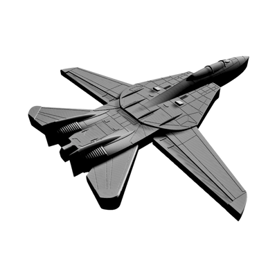 F-14 Tomcat detail view, ready for digital crafting