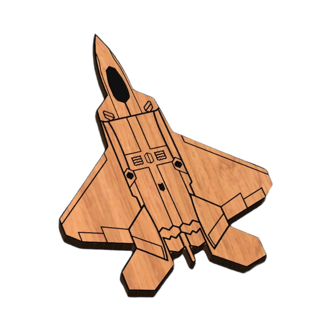 F-22 Raptor SVG file for laser cutting and CNC routing, LightBurn and Vectric ready