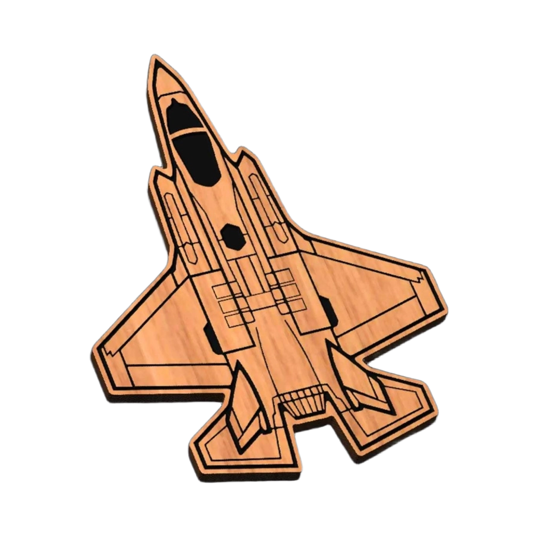 F-35 Lightning SVG file for laser cutting and CNC routing, LightBurn and Vectric ready