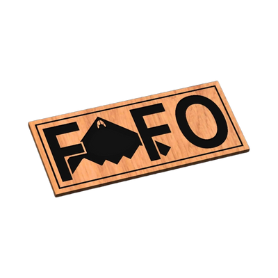 FAFO B-2 Bomber SVG file for laser cutting and CNC routing, LightBurn and Vectric ready
