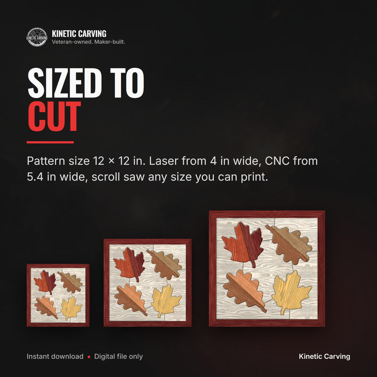 Fall Leaves Intarsia mockup, intarsia patterns