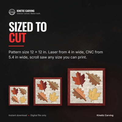 Fall Leaves Intarsia mockup, intarsia patterns
