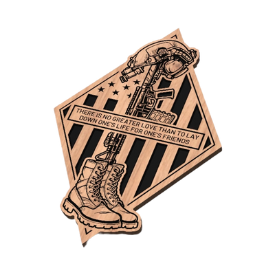 Fallen Soldier Memorial design preview, veterans & tribute