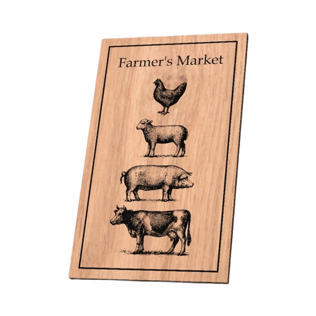 Farmer's Market design preview, home, signs & decor