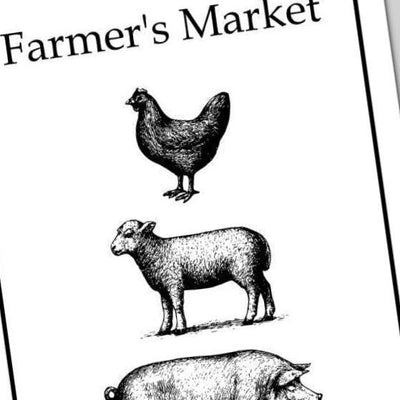 Farmer's Market detail view, ready for laser cutting and CNC routing
