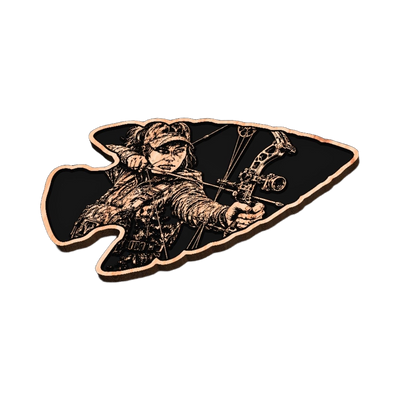 Female Hunter Arrowhead detail view, ready for digital crafting