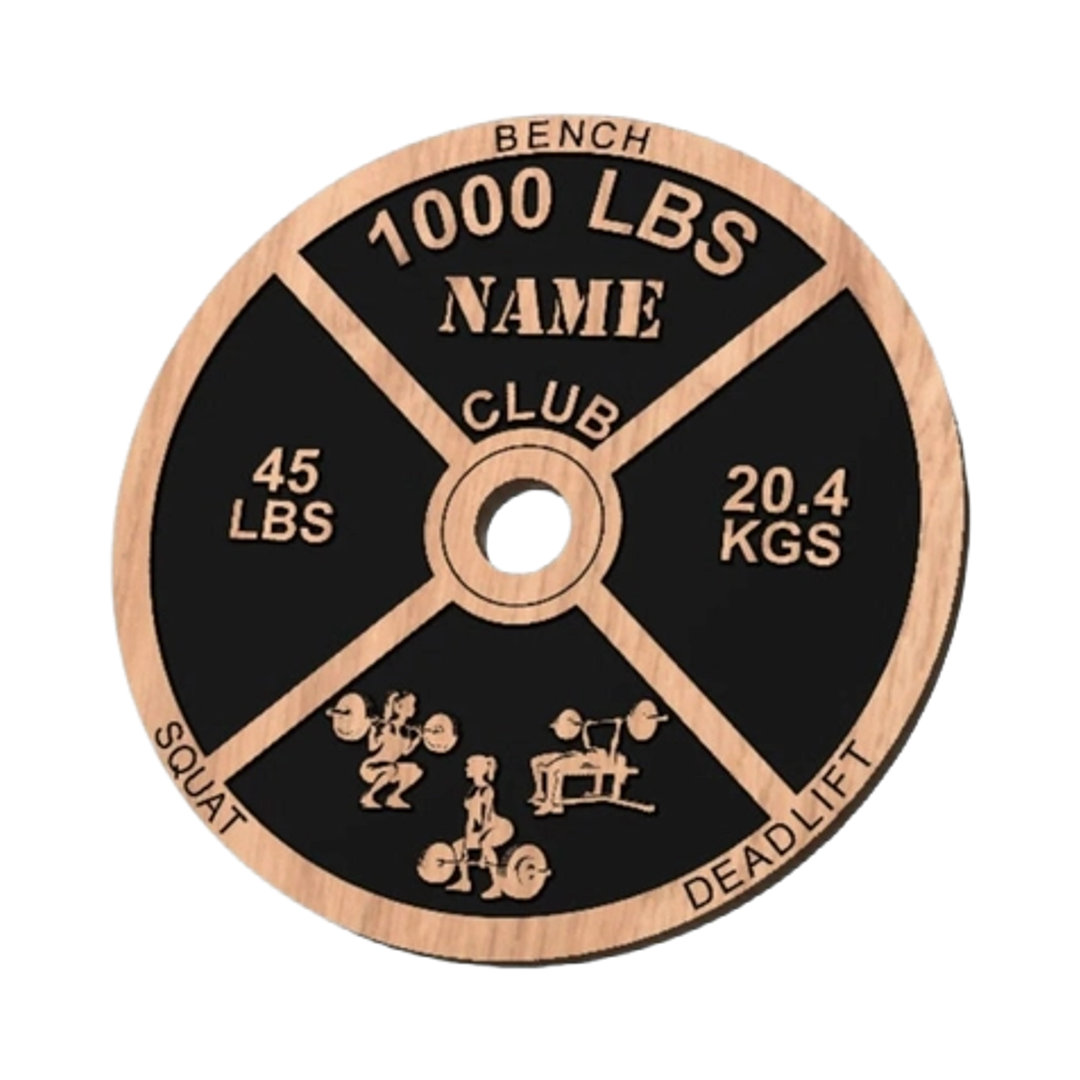 Powerlifting 1000lbs Club - Female design preview, fitness & gym