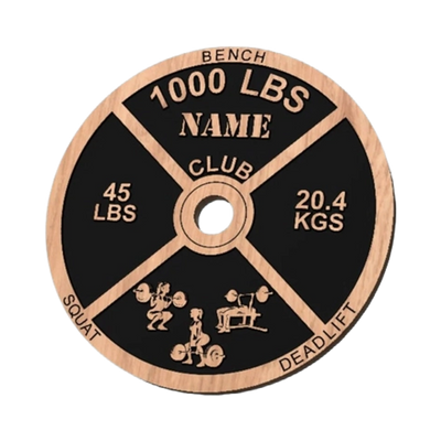Powerlifting 1000lbs Club - Female design preview, fitness & gym