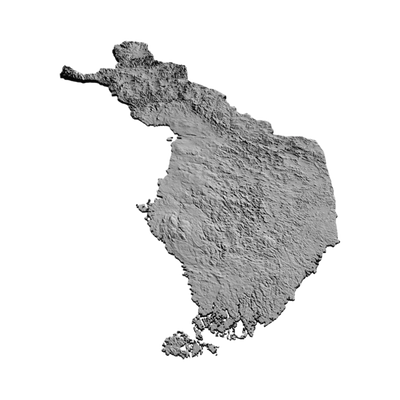 Finland Terrain Map design preview, countries & world