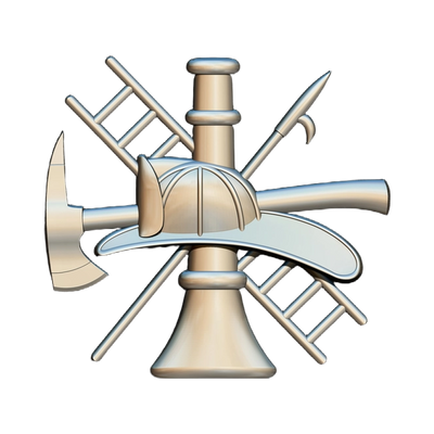 Firefighter Scramble 2 STL file for digital crafting, LightBurn and Vectric ready