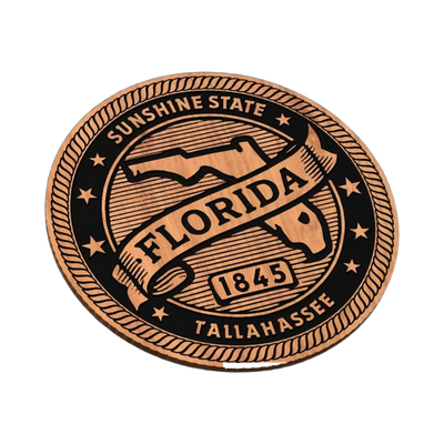 Florida Sunshine State SVG file for laser cutting and CNC routing, LightBurn and Vectric ready