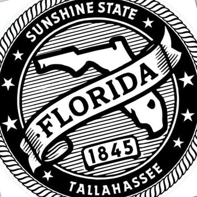 Florida Sunshine State detail view, ready for laser cutting and CNC routing