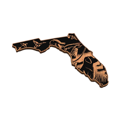 Florida Duck Hunting SVG file for laser cutting and CNC routing, LightBurn and Vectric ready