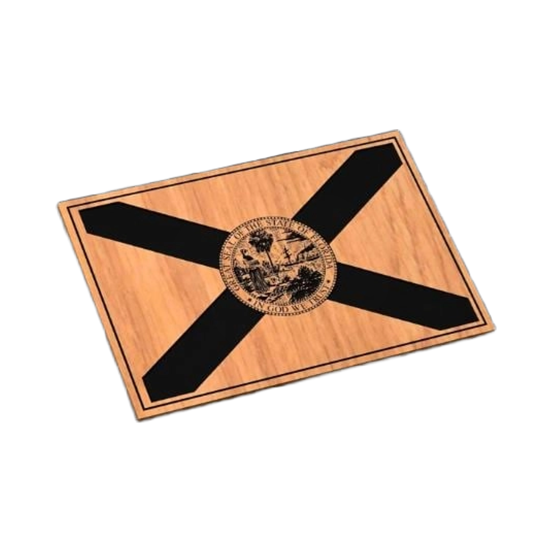 Florida Flag SVG file for laser cutting and CNC routing, LightBurn and Vectric ready