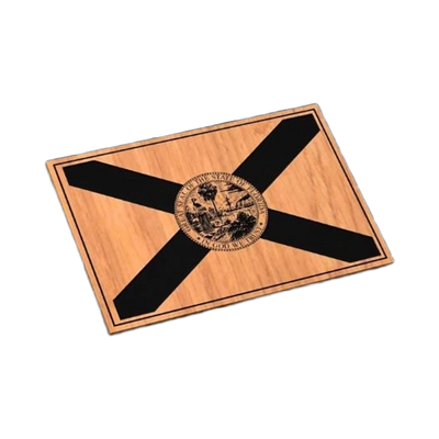 Florida Flag SVG file for laser cutting and CNC routing, LightBurn and Vectric ready