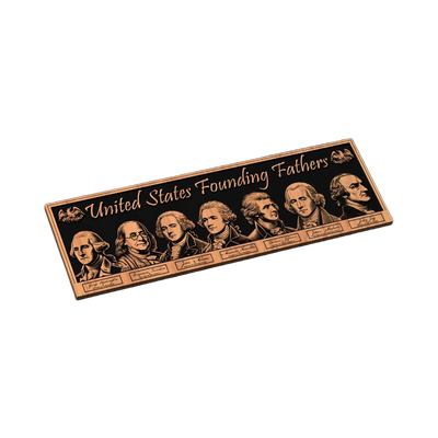 Founding Fathers Sign SVG file for laser cutting and CNC routing, LightBurn and Vectric ready