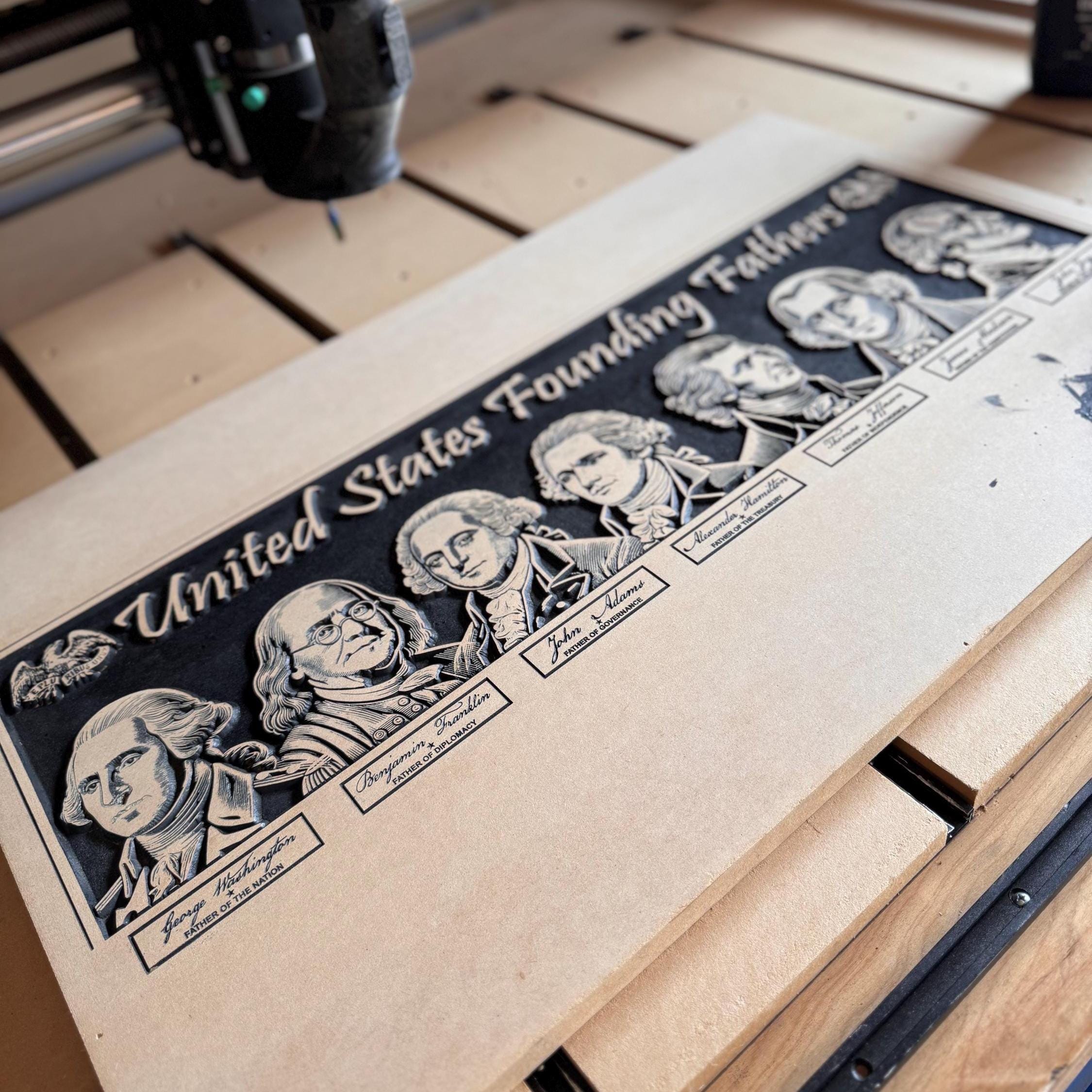 Founding Fathers Sign SVG file included with instant download