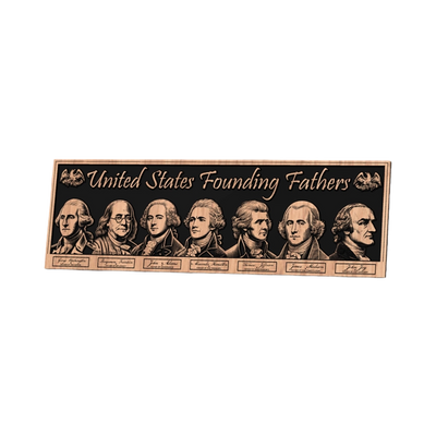 Founding Fathers Sign design preview, historical americana