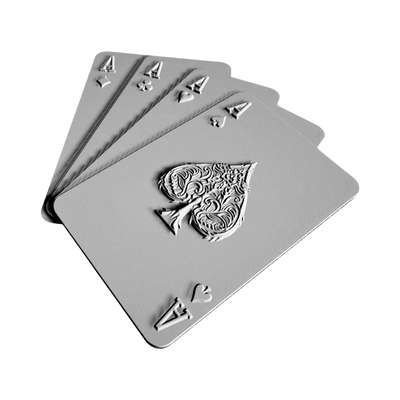 Four of a kind Aces Poker Cards design preview, games & puzzles