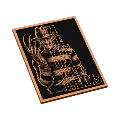 Freddy Krueger SVG file for laser cutting and CNC routing, LightBurn and Vectric ready
