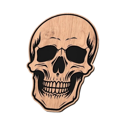 Front-Facing Skull design preview, skulls & skeletons