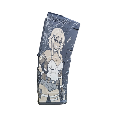 Anime Girl MAG detail view, ready for digital crafting