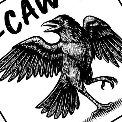 F-CAW-F Funny Crow SVG file included with instant download
