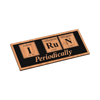 Funny Periodic Table SVG file for laser cutting and CNC routing, LightBurn and Vectric ready