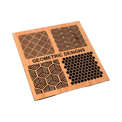 Geometric Pattern SVG file for laser cutting and CNC routing, Glowforge and LightBurn ready