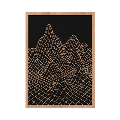 Geometric Terrain Pattern Bundle detail view, ready for laser cutting and CNC routing