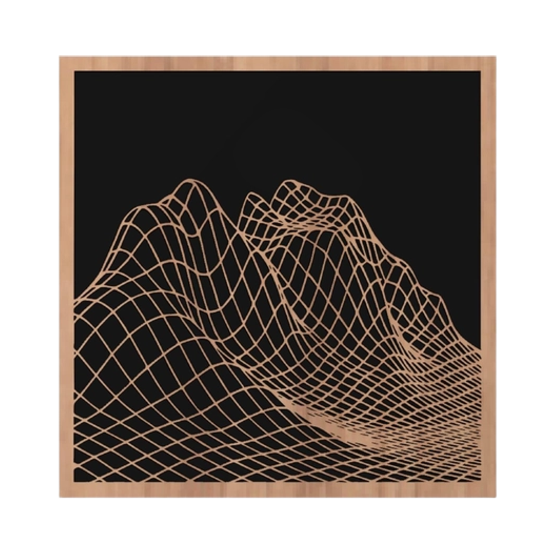 Geometric Terrain Pattern Bundle SVG file included with instant download