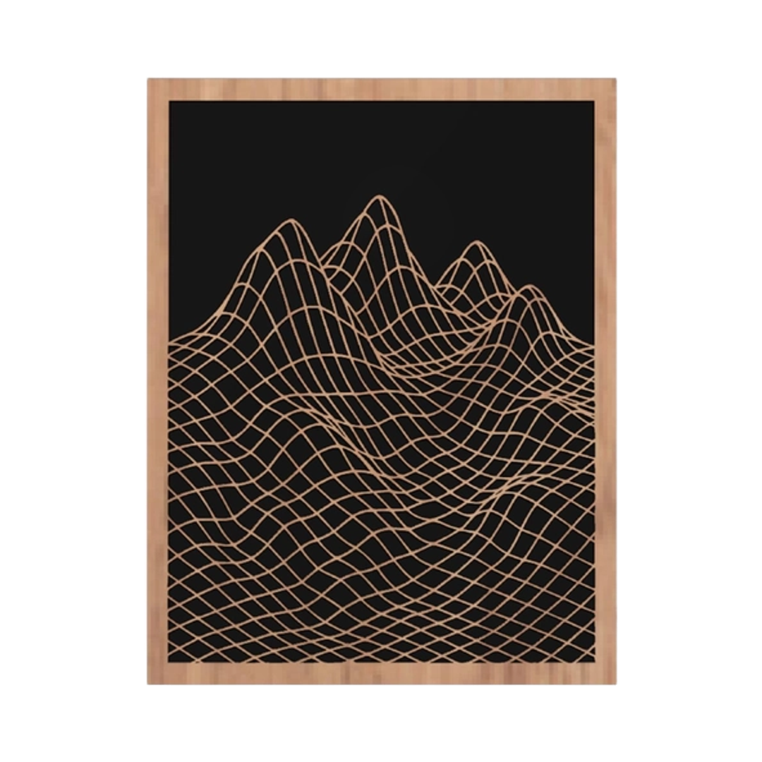 Geometric Terrain Pattern Bundle compatible with LightBurn and Vectric