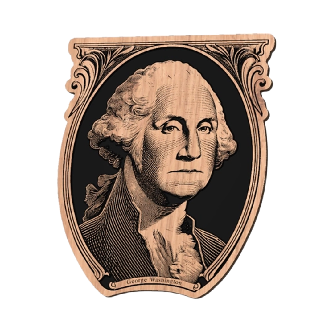 George Washington Currency design preview, historical americana