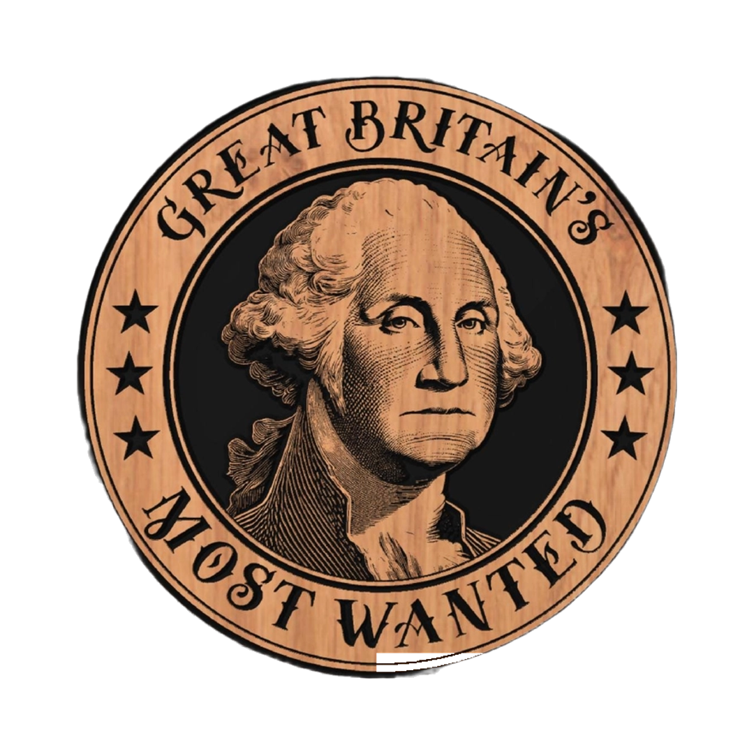George Washington Most Wanted detail view, ready for digital crafting